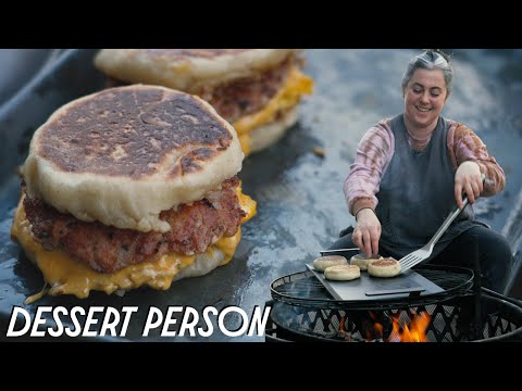 Claire Saffitz's Epic Breakfast Sandwich: Homemade Sausage & English Muffins | Dessert Person