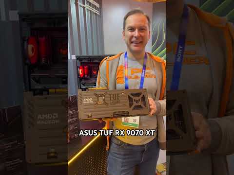 ASUS TUF RX 9070 XT- First look at CES 2025!