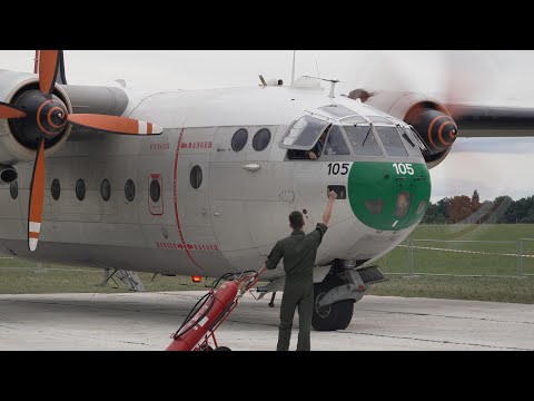 NORATLAS 2501, le démarrage, le roulage et le décollage ,Une rareté à voir