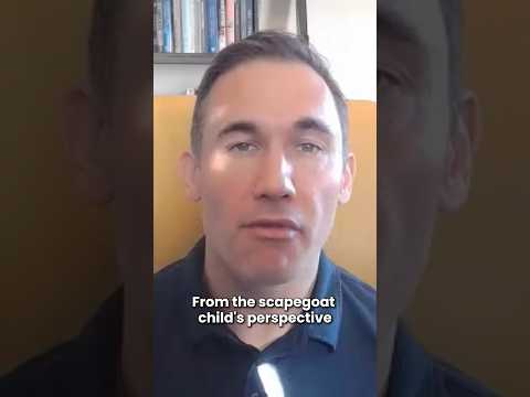 When the scapegoat child dislikes themselves they get to share a reality with their parent