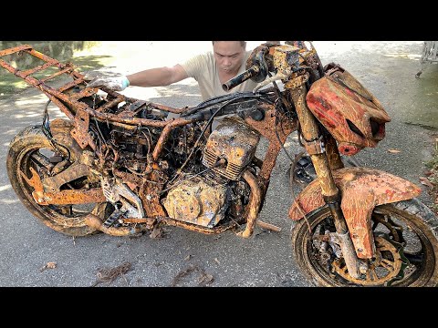 Restoration OldKAWASAKI| Restored Two-stroke Rebel engine USA #rebel2r 3