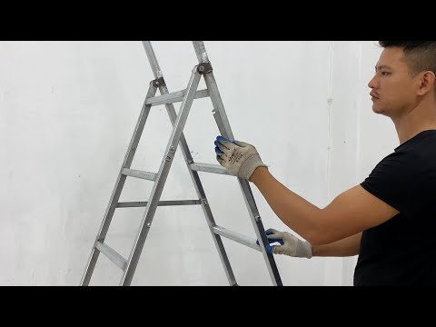 Making A Smart 2in1 Iron Ladder Is Extremely Easy And Convenient