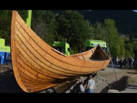 🔴Viking ship building in Norway - Part part 12; summery and Launch.