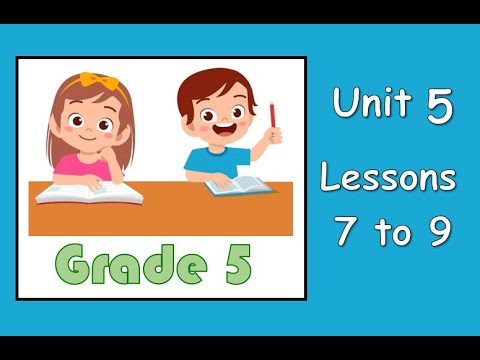 Grade 5 : Unit 5 - lessons 7 to 9  ( Decimals and  metric system - multistep story problem)