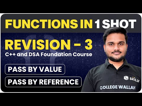 Functions in One Shot | Revision - 3 | C++ and DSA Foundation Course