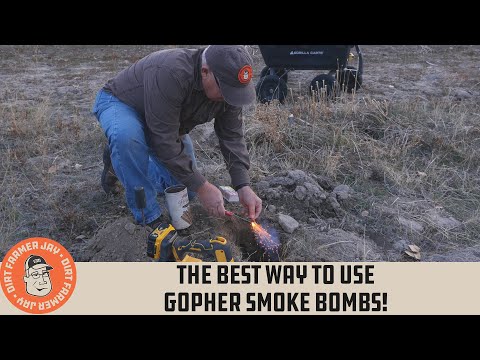 The Best Way to Use Gopher Smoke Bombs!