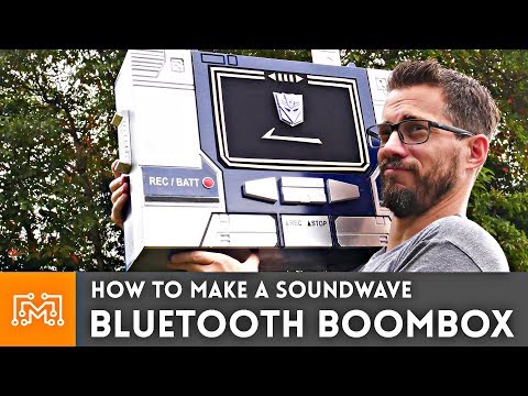 How to make a Transformers Bluetooth BoomBox | I Like To Make Stuff