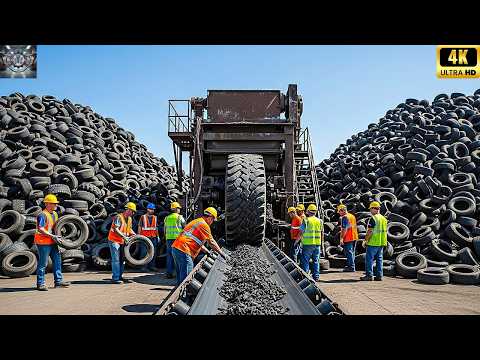 Inside the Tire Manufacturing Factory–How Millions Tires Are Made From Raw Materials (Full Process)
