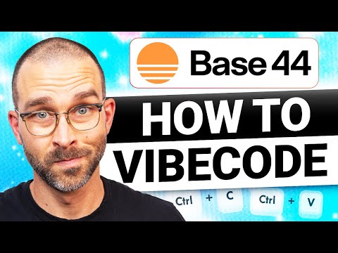 Base 44 tutorial |  How to vibe code an app in few minutes!