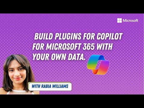 Build plugins for Copilot for Microsoft 365 with your own data