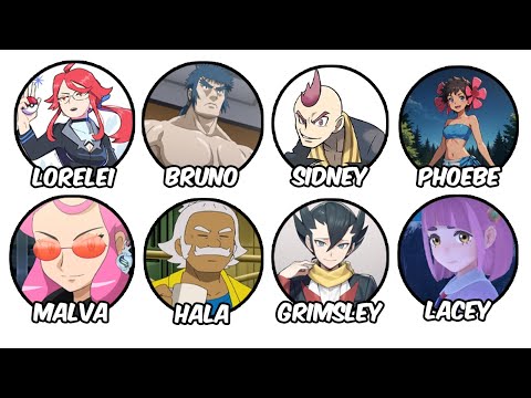 Every Elite Four Member Of Pokemon Explained In 24 Minutes