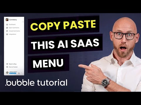 Pre-Built For Your Next Project – AI SaaS Dashboard Sidebar Menu Bubble Tutorial