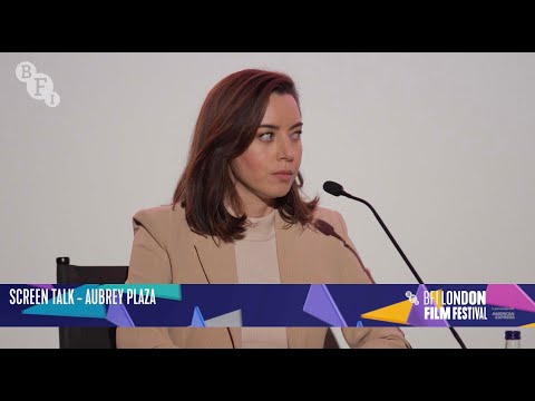 Aubrey Plaza on Emily the Criminal, Parks and Rec and talk show weirdness | BFI LFF 2022 Screen Talk