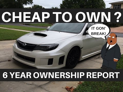 2013 Subaru WRX - 6 Year Update! (Reliability, Maintenance, Cost of Ownership, etc)