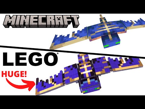 I Built a LEGO® Minecraft Phantom To Chase Steve!