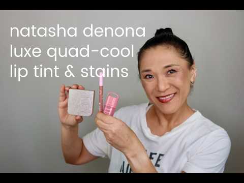 NATASHA DENONA LUXE PALETTE-COOL and lip tint and stains