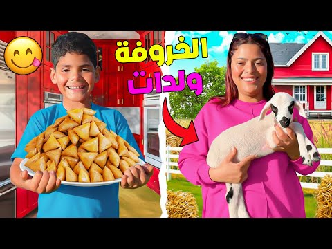 الحمد لله ..خروفة المزرعة ولدات🐏 واكملنا تحضيرات رمضان🌛(ولادنا تصدموا 😱)