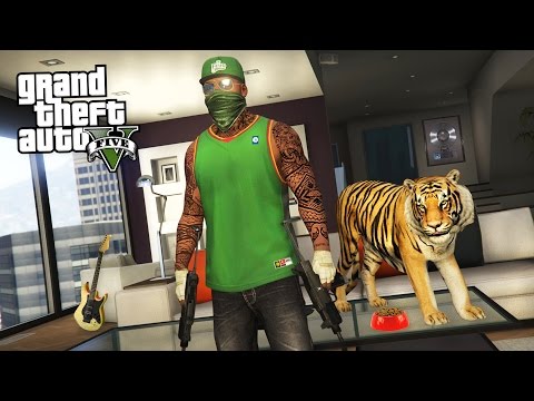 GTA 5 Real Life Thug Mod #27 - BUYING A TIGER!! (GTA 5 Mods)