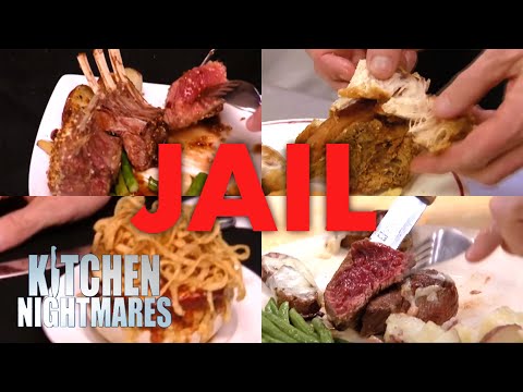 overcook fish believe it or not jail overcook chicken also jail | Kitchen Nightmares