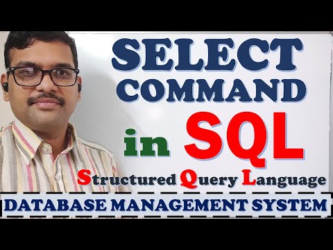 SELECT COMMAMD IN SQL || DML COMMANDS || SQL COMMANDS || WHERE CLAUSE || ORDER BY || SQL || DBMS