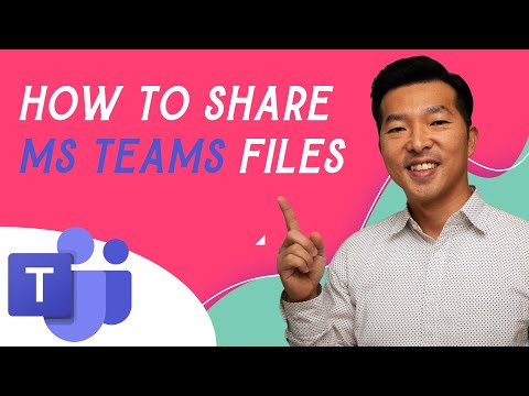 How to share MS Teams files