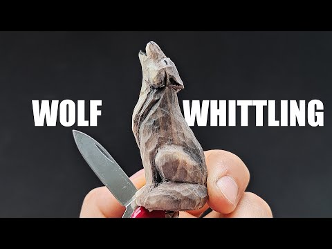 Whittle a Simple 1x1 Wolf | Step-By-Step Beginner Tutorial