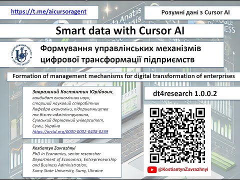 2 Розумні дані з Cursor AI та формування управлінських механізмів цифрової трансформації підприємств