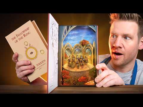 I turned BOOKS into TINY WORLDS!!