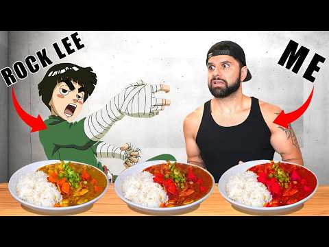 I Tried Rock Lee's Curry of Life Diet from Naruto