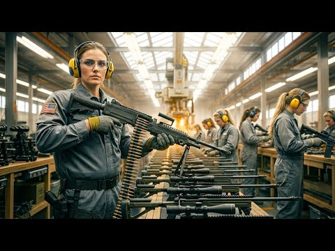 Inside the M4 Carbine Factory — Armed Guards & Military Dogs Protect This Place