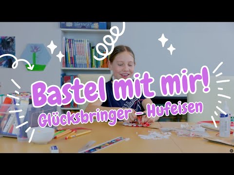 Weihnachts-Glückshufeisen basteln ✂️🎄 | Schritt für Schritt mit Anna! 🐴