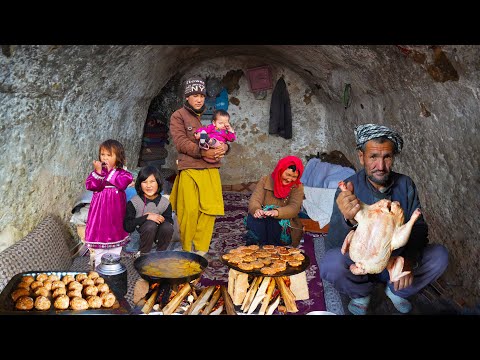 How do people live inside a cave in 2025 | primitive lifestyle | Village life of Afghanistan
