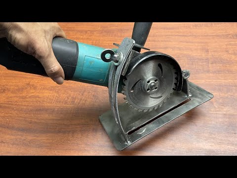 Great Idea! Making A Circular Saw From An Angle Grinder / Angle Grinder Hack.