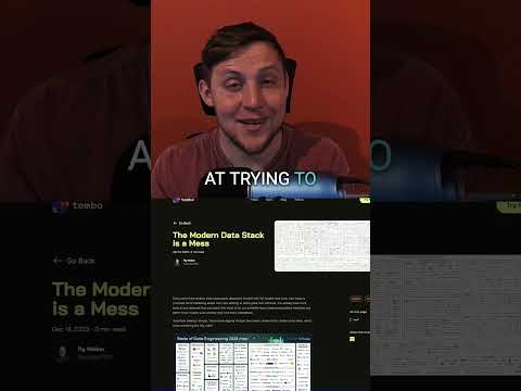 Is the Modern Data Stack a Mess?
