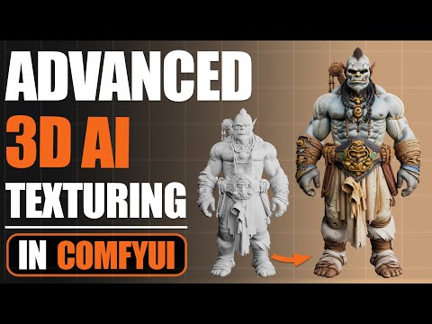 How To Create STUNNING 3D AI Textures (Free ComfyUI Workflow)