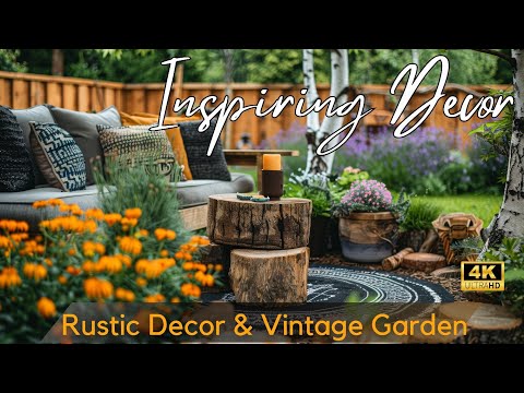 Finding Peace in Nature: Transforming Your Outdoor Space with Rustic Decor & Vintage Rustic Garden