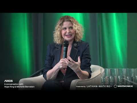 Chef & restaurateur Michelle Bernstein in conversation with Hope King at Axios BFD: Miami