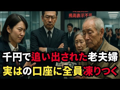 1000円を預けようとして追い出された老夫婦──翌日、“7兆円移動”で銀行が真っ青に…