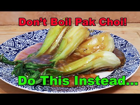 How To Cook Pak Choi  - Garlic & Oyster Sauce Easy Restaurant Style Recipe