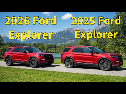 2026 Ford Explorer vs 2025 Ford Explorer Full Comparisons