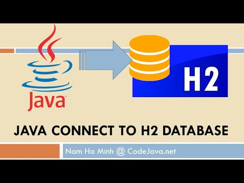 Java Connect to H2 Database Examples