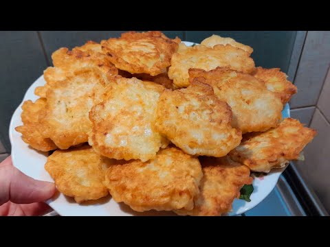 Onion fritters - tender and juicy ))) forgotten, old recipe))