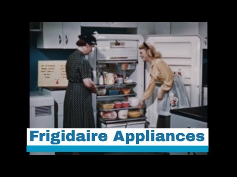 1940s MODERN FRIGIDAIRE APPLIANCES FROZEN FOODS INDUSTRIAL FILM HOME ECONOMICS  MD43014