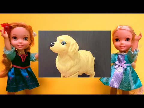 Lost dog ! Will Elsa & Anna toddlers find their pet?