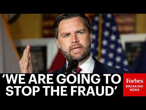 BREAKING: VP JD Vance Holds First Meeting Of President's Task Force To Eliminate Fraud