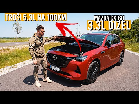 NISKA REGISTRACIJA I MALA POTROŠNJA! MAZDA CX-60 DIZEL