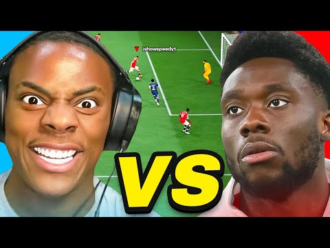 iShowSpeed vs Alphonso Davies FIFA REMATCH!