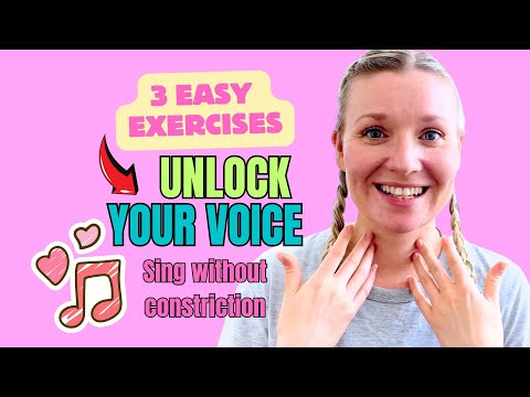 3 easy exercises to overcome constriction in singing and unlock your voice