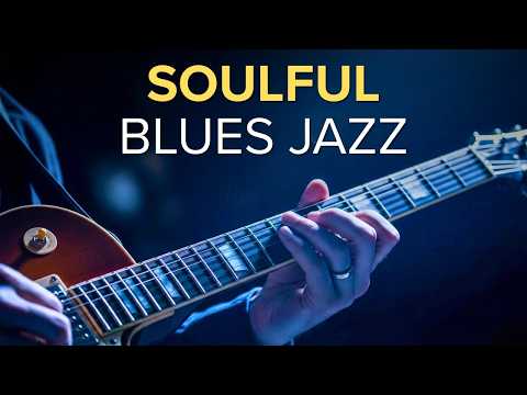 Soulful Blues Jazz 🎸 Late Night Bar Ambience with Smooth Saxophone Music