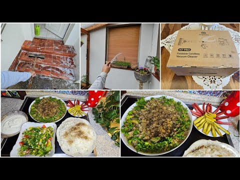 وصلني الطرد المنتظر 🙆‍♀️ تنظيفات اليوم  كلا جقجقة🤭 طبخة عبيد آغا الصيفية لازم  تجربوها سوبر لذاذة👌